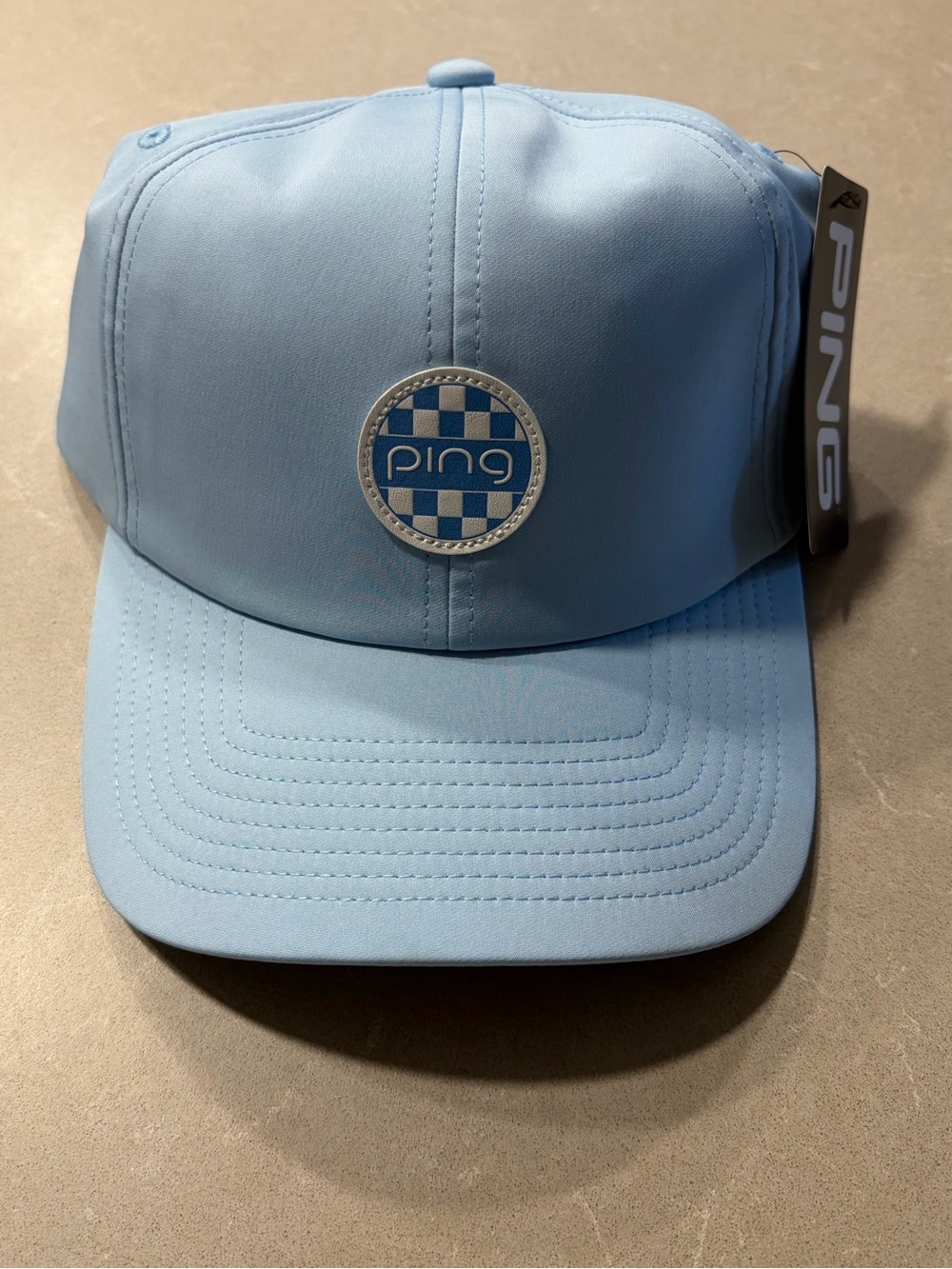 Ping Ladies Finish Line Cap Light Blue Adjustable Baseball Hat BRAND NEW
